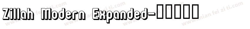 Zillah Modern Expanded字体转换